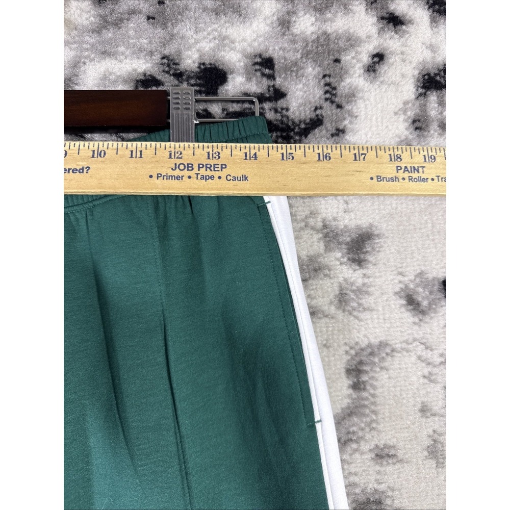 YPB Abercrombie Sweatpants Womens Size Small Green Wide Leg Baggy Y2k Streetwear - Picture 5 of 13